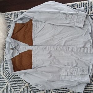 Cabelas upland hunting western womens large shirt